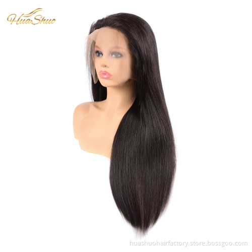 150% 180% Density Unprocessed Original Real Human Long Hair Lace Front Cuticle Aligned Wig